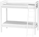 Smake mart Metal Bunk Bed Frame for Kids | Twin Over Twin Metal Bunk Beds for Home (White) - Image 6