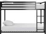 Smake mart Metal Bunk Bed Frame for Kids | Metal Bunk Bed with Ladder for Bedroom Living Room Home (Black) - Image 6