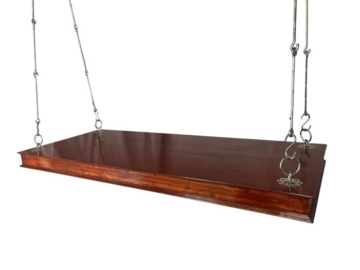 Rask Wood Wooden Indoor Hanging Swing for Living Room Patio Jhula for Home Garden Outdoor & Balcony (Mahogany Finish) - Image 7