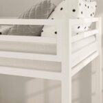Smake mart Metal Bunk Bed Frame for Kids | Twin Over Twin Metal Bunk Beds for Home (White) - Image 4